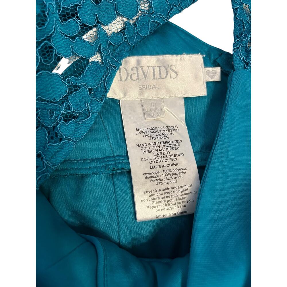 NWT David's Bridal Gown Style F19505 Oasis - Size 18 - Picture 11 of 16